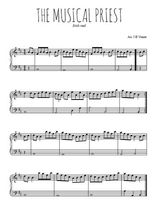 Téléchargez l'arrangement pour piano de la partition de The musical priest en PDF